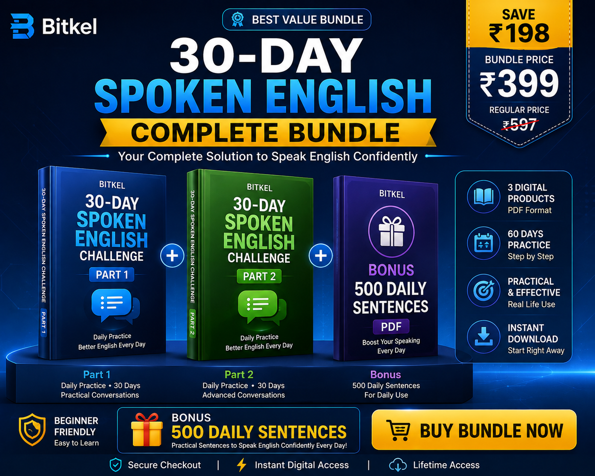 30-Day Spoken English Complete Bundle